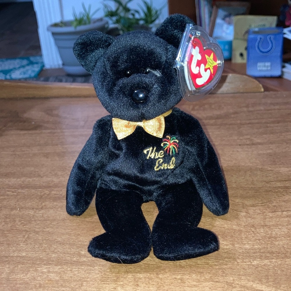 The End Bear TY vintage Bear NWT